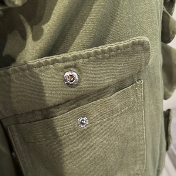 Anthropologie Olive Ruffle Women's Jacket - Picture 5 of 9